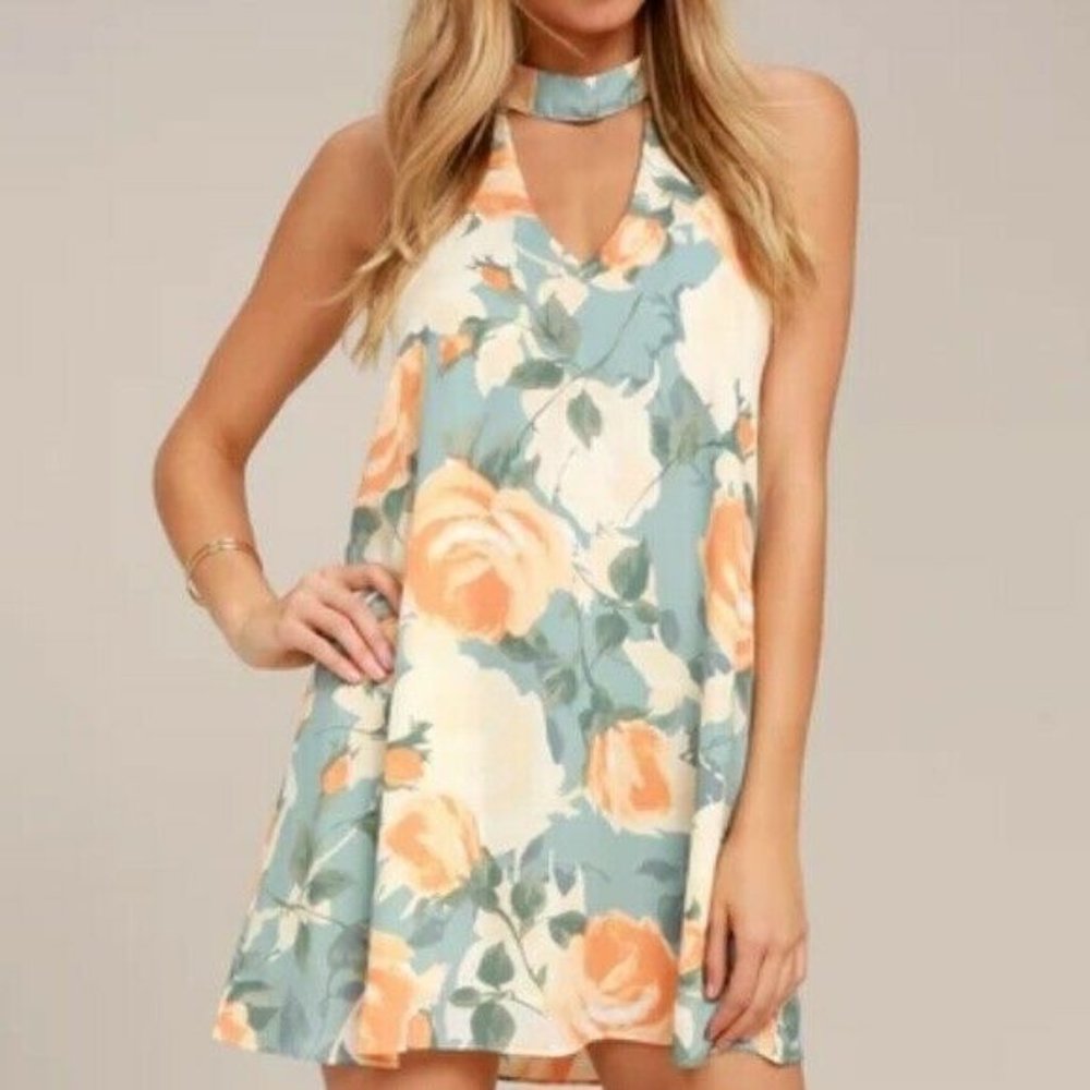 Lulu's Part of Your World Floral Print Dress